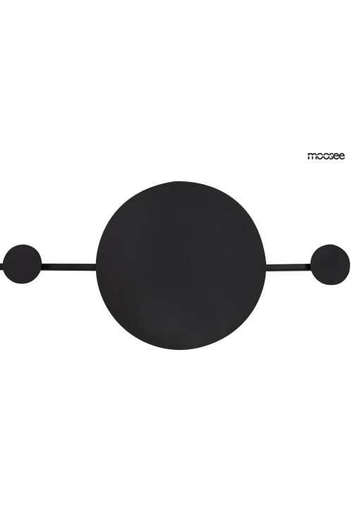 MOOSEE lampa ścienna SHADOW HANG z wieszakiem czarna