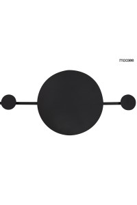 MOOSEE lampa ścienna SHADOW HANG z wieszakiem czarna