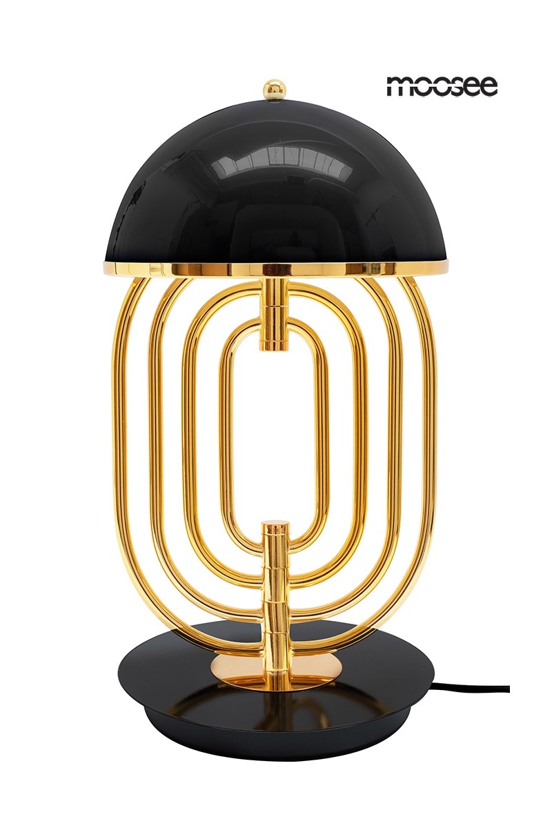 MOOSEE lampa stołowa BOTTEGA złota / czarna
