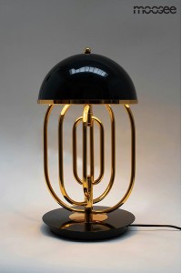 MOOSEE lampa stołowa BOTTEGA złota / czarna