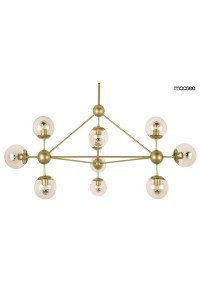 MOOSEE lampa wisząca ASTRIFERO 10 złota / bursztynowa