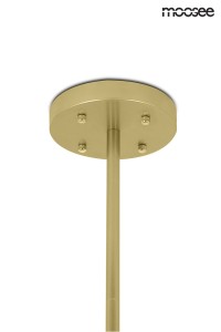 MOOSEE lampa wisząca ASTRIFERO 10 złota / bursztynowa