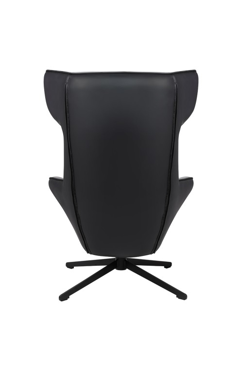 Fotel obrotowy VITA VELVET czarny PU