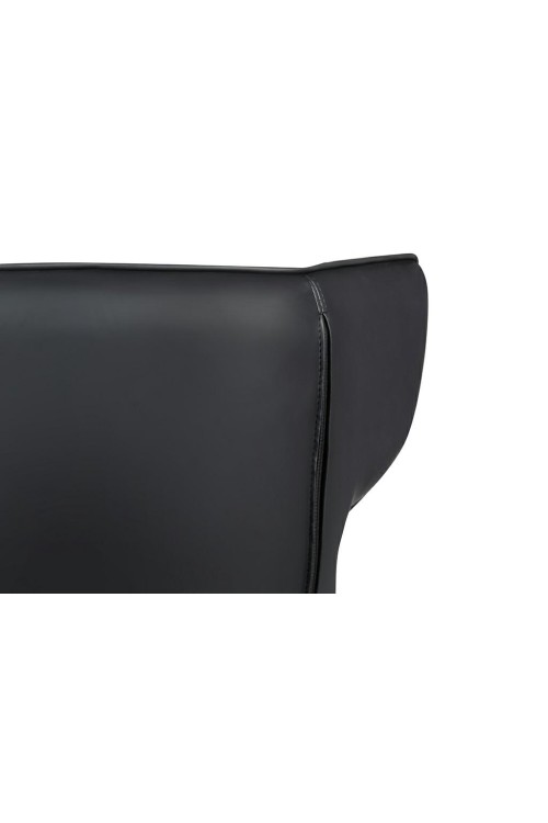 Fotel obrotowy VITA VELVET czarny PU