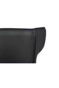 Fotel obrotowy VITA VELVET czarny PU