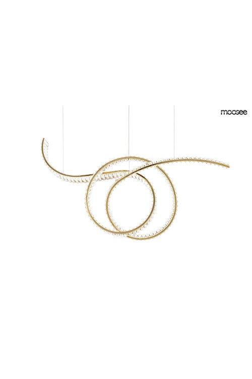 MOOSEE lampa wisząca WAVE 120 złota