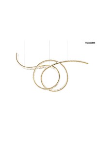 MOOSEE lampa wisząca WAVE 120 złota