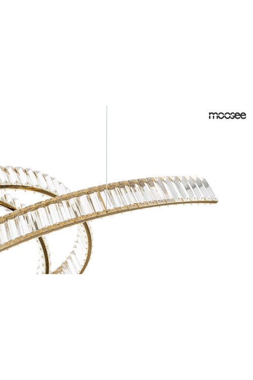 MOOSEE lampa wisząca WAVE 120 złota