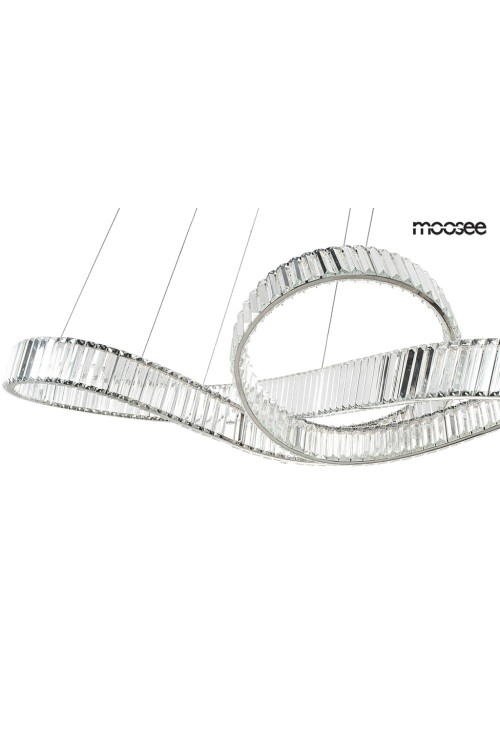 MOOSEE lampa wisząca WAVE 160B chrom