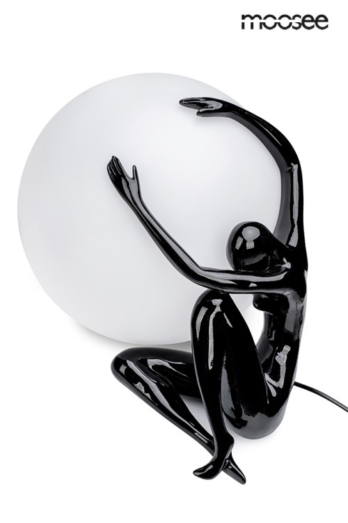 MOOSEE lampa stołowa UOMO 50 czarna