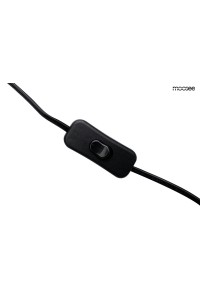 MOOSEE lampa stołowa UOMO 50 czarna