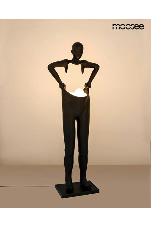 MOOSEE lampa podłogowa HUMAN HOUDINI      czarna