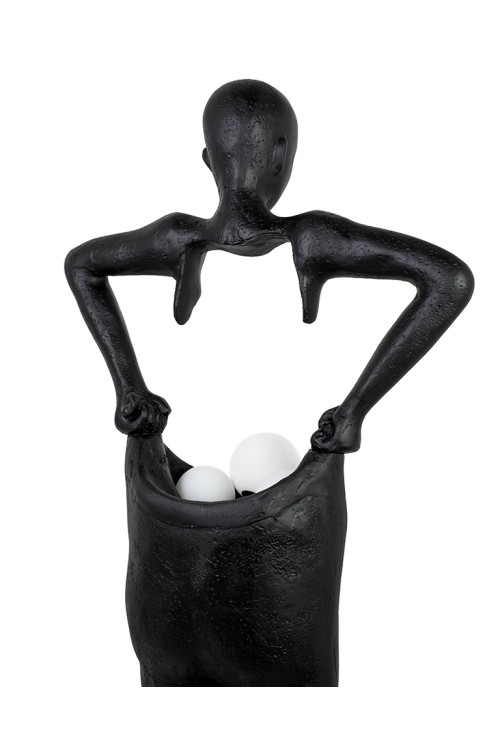 MOOSEE lampa podłogowa HUMAN HOUDINI      czarna