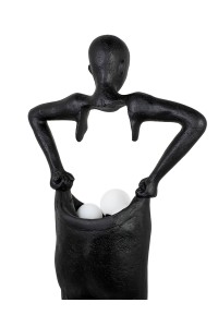 MOOSEE lampa podłogowa HUMAN HOUDINI      czarna