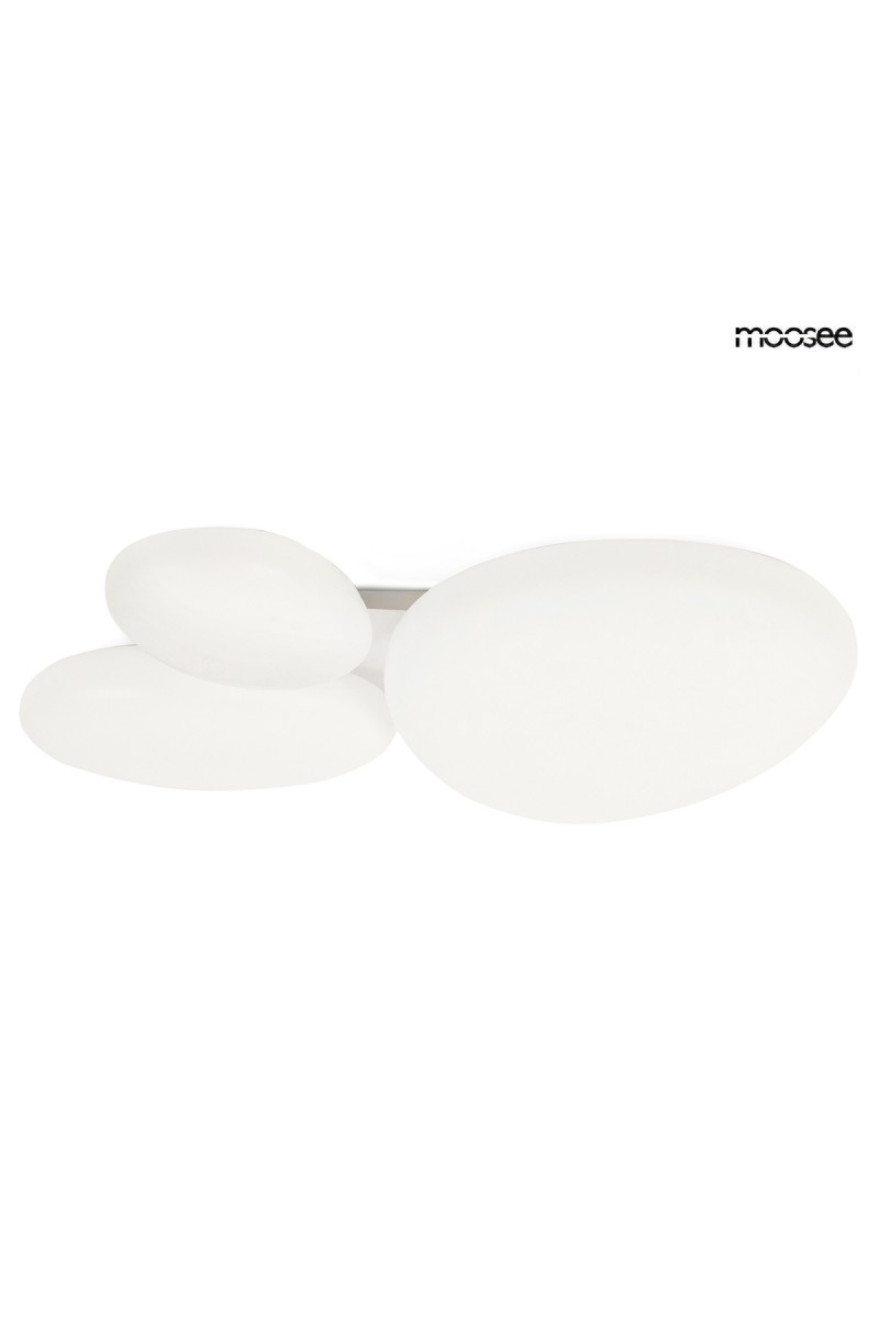 MOOSEE lampa sufitowa / plafon CLOUD 3    biała