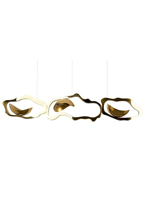 MOOSEE lampa wisząca CHAIN 210 złota