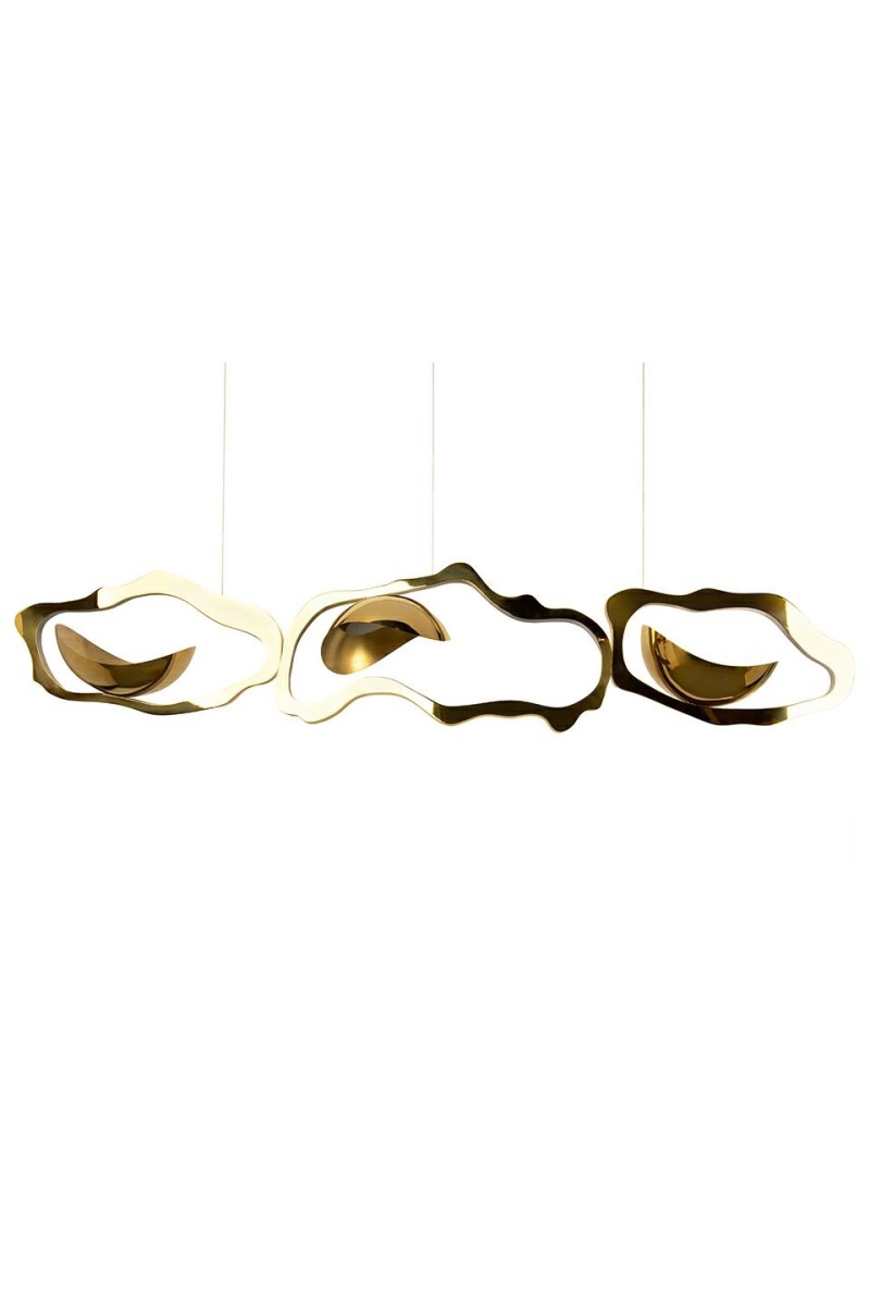 MOOSEE lampa wisząca CHAIN 210 złota