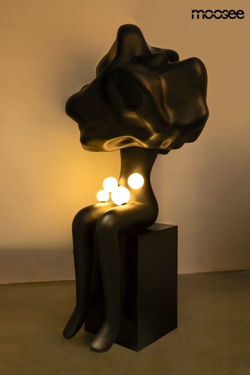 MOOSEE lampa podłogowa HUMAN IN THE       CLOUDS czarna