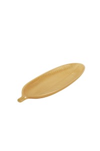 Taca dekoracyjna SHP LEAF złota