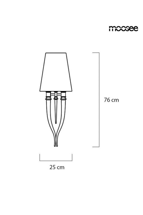 MOOSEE zestaw 2 sztuk lamp ściennych      DEVIL WALL 1 czarny