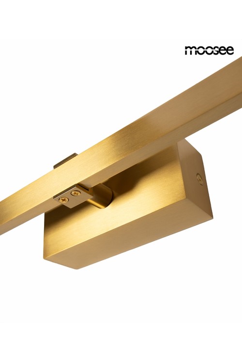 MOOSEE lampa ścienna LINE złota