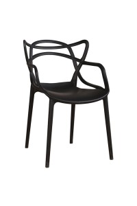 Krzesło HILO PREMIUM czarne - polipropylen