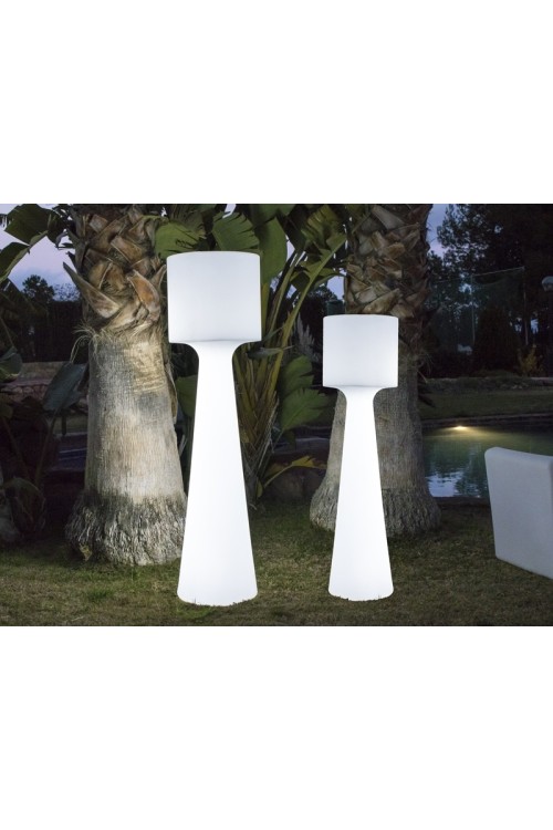 NEW GARDEN lampa ogrodowa GRACE 140  BATTERY biała