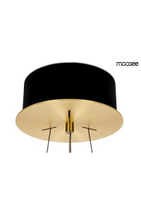 MOOSEE lampa wisząca SATURNUS 47 DUO złota - LED, kryształ, stal szczotkowana