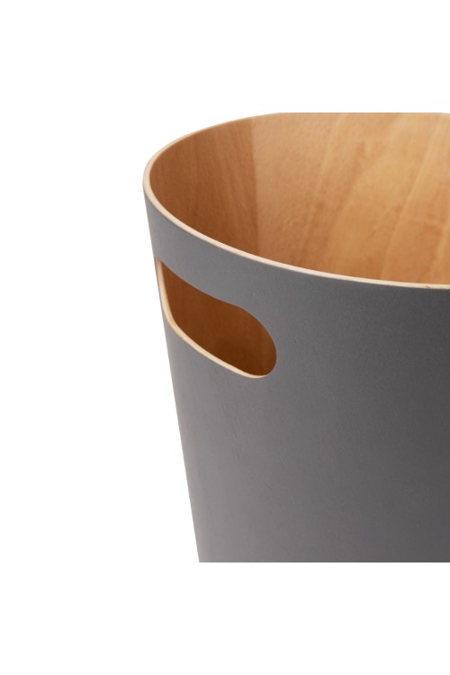 UMBRA kosz na śmieci WOODROW - charcoal