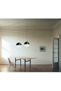 MOOSEE lampa ścienna BOWL DUO czarna