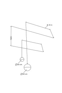 MOOSEE lampa ścienna BOWL DUO czarna