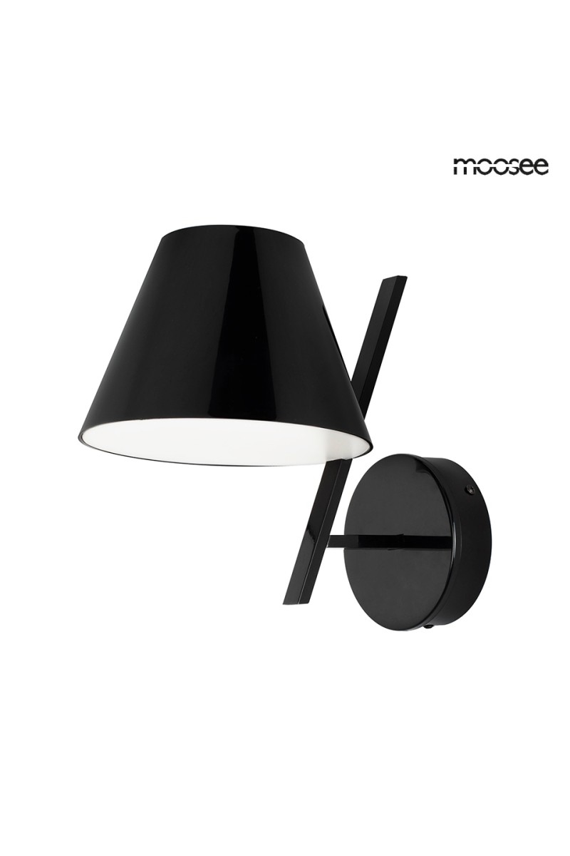 MOOSEE lampa ścienna MAGO czarna