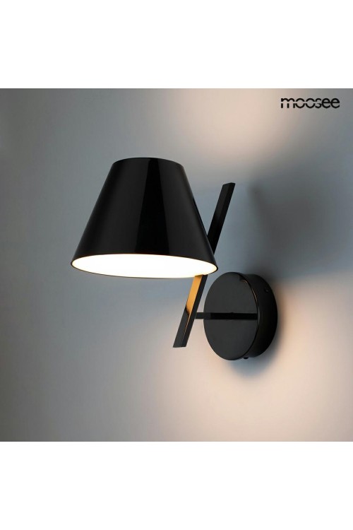 MOOSEE lampa ścienna MAGO czarna