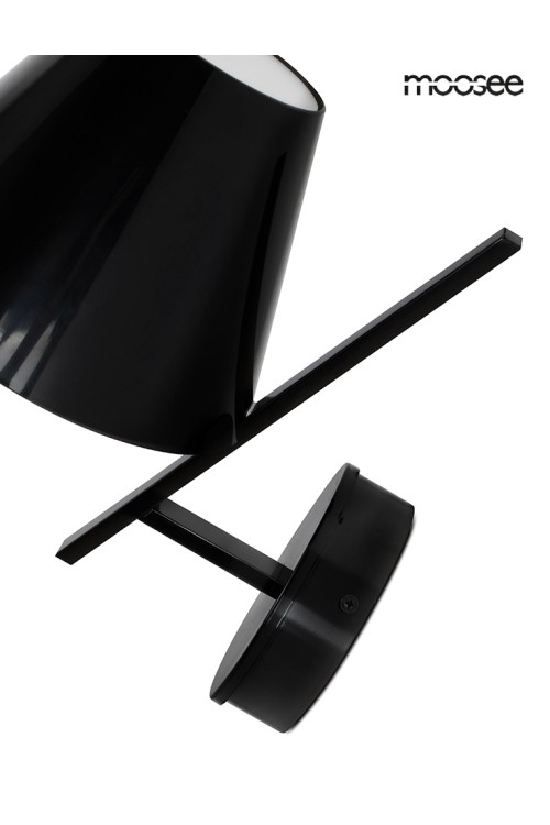 MOOSEE lampa ścienna MAGO czarna