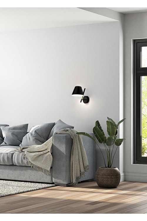 MOOSEE lampa ścienna MAGO czarna
