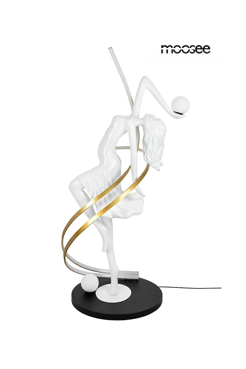 MOOSEE lampa podłogowa DANCING QUEEN  biała