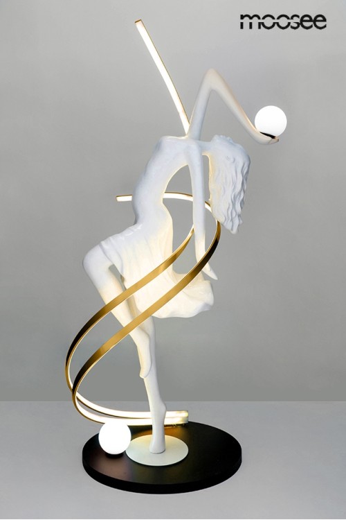 MOOSEE lampa podłogowa DANCING QUEEN  biała