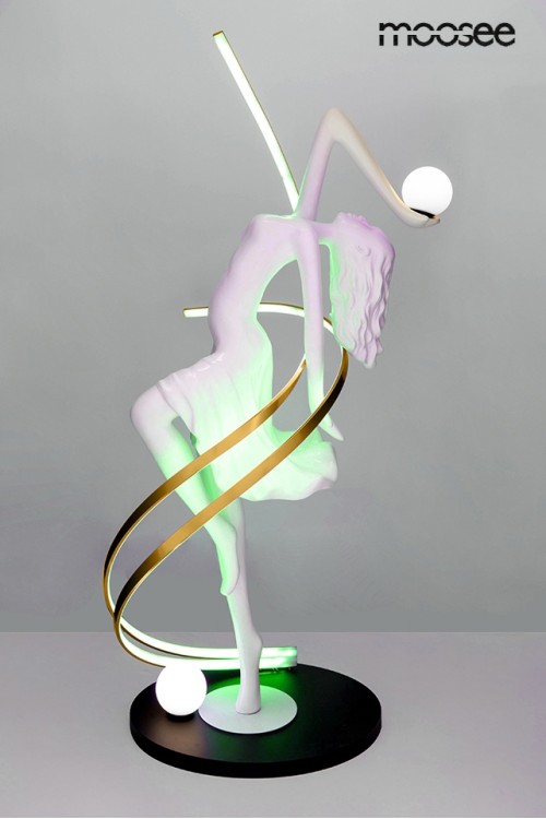 MOOSEE lampa podłogowa DANCING QUEEN  biała