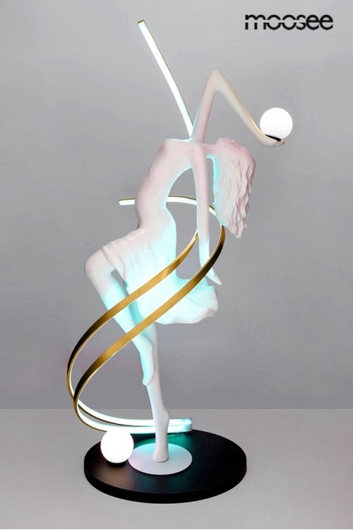 MOOSEE lampa podłogowa DANCING QUEEN  biała
