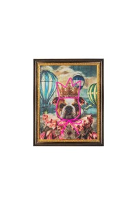 Obraz NEON BULLDOG BALOON 80x100 cm