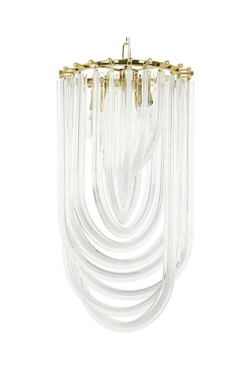 MOOSEE lampa wisząca MURANO L złota