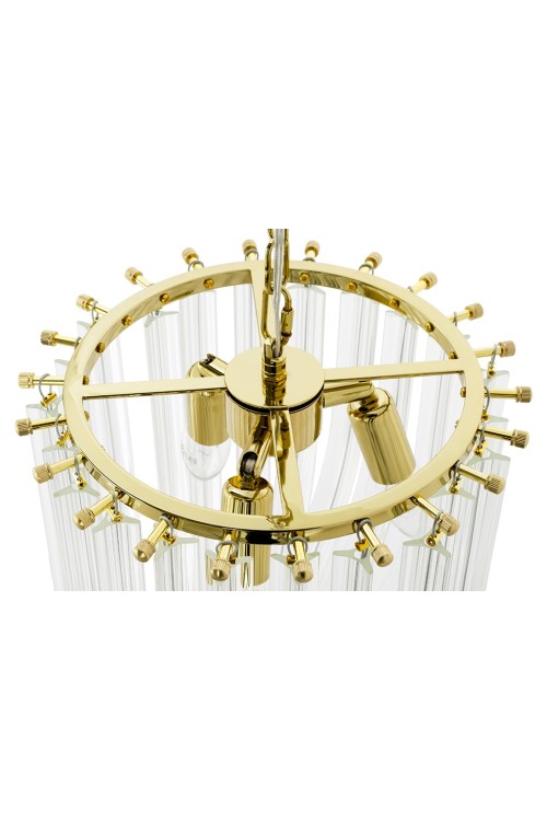 MOOSEE lampa wisząca MURANO L złota