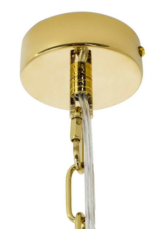MOOSEE lampa wisząca MURANO L złota