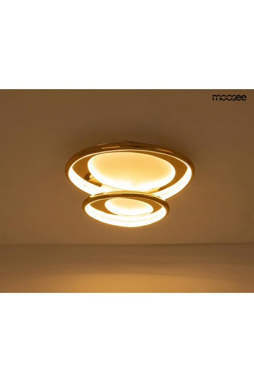 MOOSEE lampa sufitowa / plafon CELL 2     złota