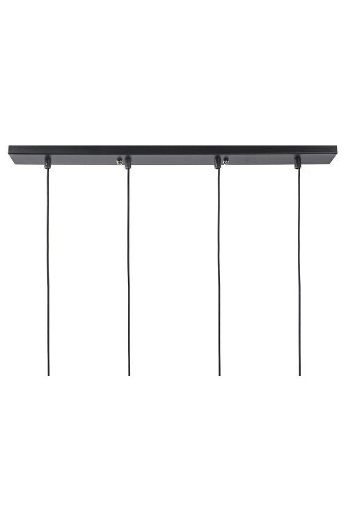 MOOSEE lampa wisząca FLUSSO LINE 4        czarna