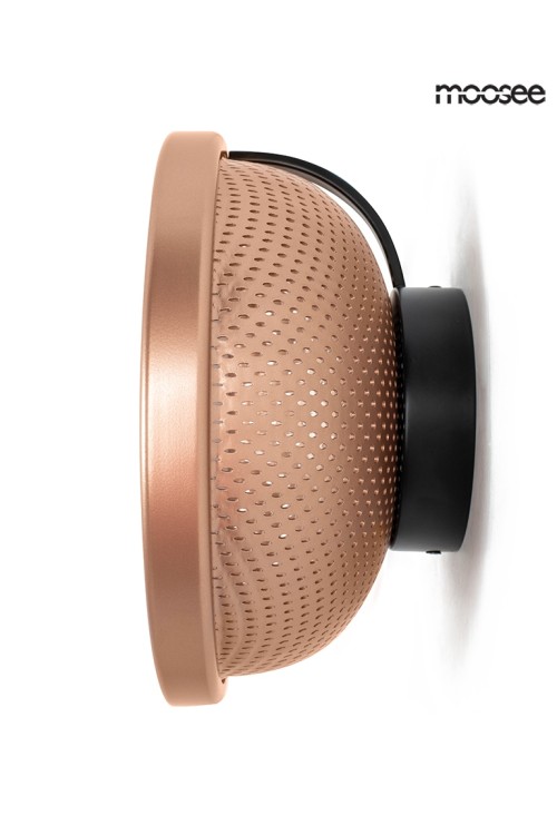MOOSEE lampa ścienna FARO miedziana