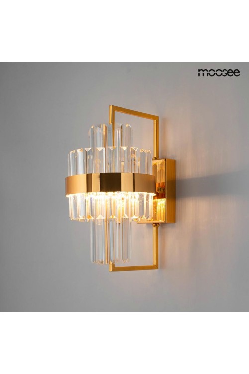 MOOSEE lampa ścienna IMPERO złota