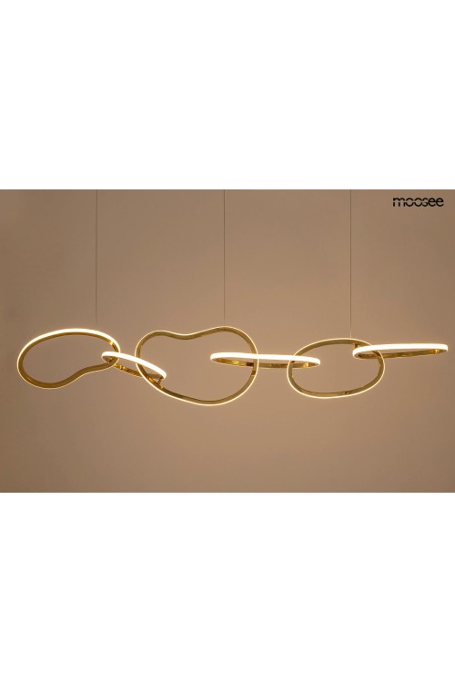 MOOSEE lampa wisząca JAZZ 6 złota