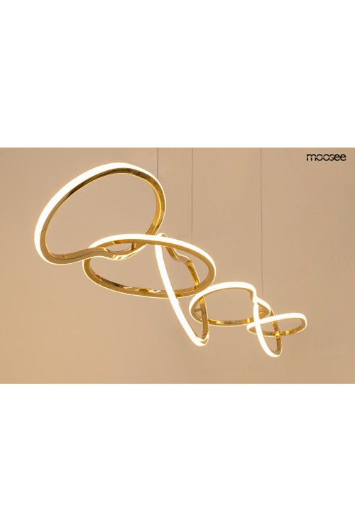 MOOSEE lampa wisząca JAZZ 6 złota