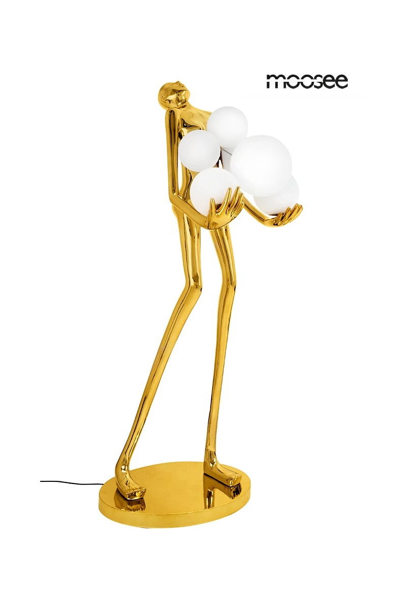 MOOSEE lampa podłogowa HUMAN GOLD         PREMIUM